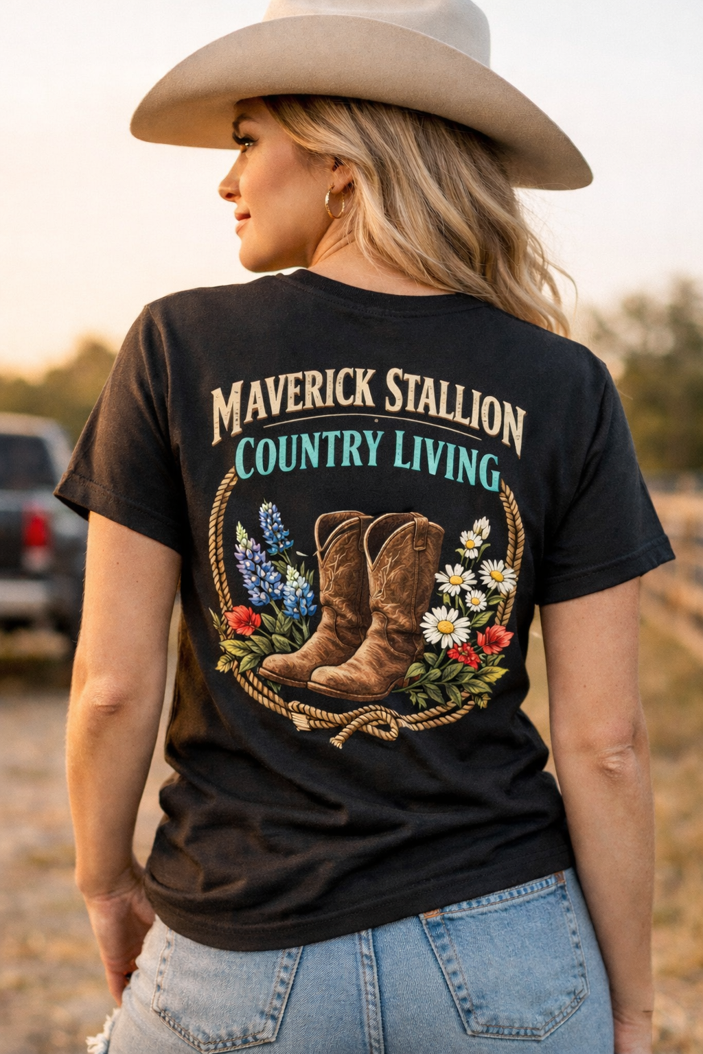 Country Living Tee - Boots On The Ground